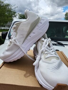 KURU Triple MAX Ion White With Accents Women's Athletic Shoe! Support!